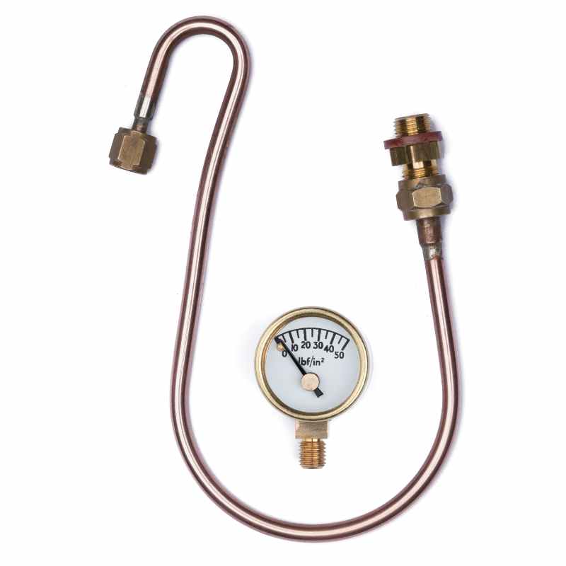 MSS Mamod Upgrades - 0-50 psi Pressure Gauge & Optional Syphon